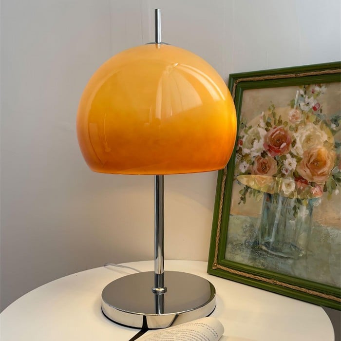 ヴィンテージ バウハウス マッシュルーム ガラス テーブルランプ | 1＋1無料
